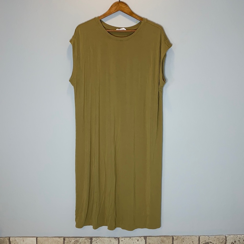 Double Zero Mustard Midi Dress